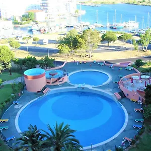 Apartamento Con Vistas Al Mar Y A La Piscina En Appartement Roses